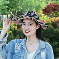 thumbnail image 5 of VtiswUws Bamboo Foldable Hand Fan Sun Hat Foldable Bamboo Fan Hat For Traveling ▲ю υ: [б, 5 of 8