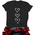 thumbnail image 4 of Valentine's Shirts for Women Love Heart Cute Graphic T Shirts Casual Spring Day Tops Tee for Her, 4 of 8