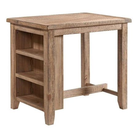 

Pemberly Row 30x40 Traditional Wood Multi Use Table in Brown