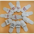 thumbnail image 5 of 5 pares de zapatillas antideslizantes para el hogar del hotel de viaje de la dama de honor de la ducha nupcial de la sauna Baoblaze Zapatillas de dama de honor desechables, 5 of 5