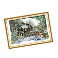 thumbnail image 1 of Kit de estampado manualidades 11 Te Aida Invierno Sunnimix Kit de punto de cruz estampado, 1 of 8