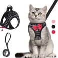 thumbnail image 1 of 5FT Soft Mesh Breathable Dog & Cat Harness & Leash - Escape-Proof & Comfortable for Small & Medium Pets!, 1 of 5