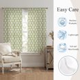 thumbnail image 5 of Spring Floral Sheer Curtains 63 Inch Length 2 Panels Set, Rustic Farmhouse Flowers Boho Sage Green Voile Window Treatment Rod Pocket Curtains Sheers Drapes for Bedroom/Living Room/Kitchen 52x"63"x2, 5 of 8