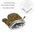 thumbnail image 6 of Balery Autumn Leaves Owl Squirrel Pattern Oven Mitts and Pot Holders 4 pcs Set, Kitchen Oven Glove High Heat Resistant 500℉ Oven Mitts with Non-Slip Silicone Surface, 6 of 6