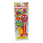 Ja-Ru Emoji Punch Balloon-Orange/Yellow (2 count)