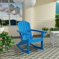 thumbnail image 2 of Afuera Living Modern Outdoor Poly Plastic Adirondack Rocking Chair, 2 of 7