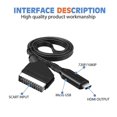 thumbnail image 3 of Scart to HDMI Cable - Scart to HDMI Adapter - All-in-one Scart to HDMI Audio and Video Converter 1080p/720p, 3 of 5