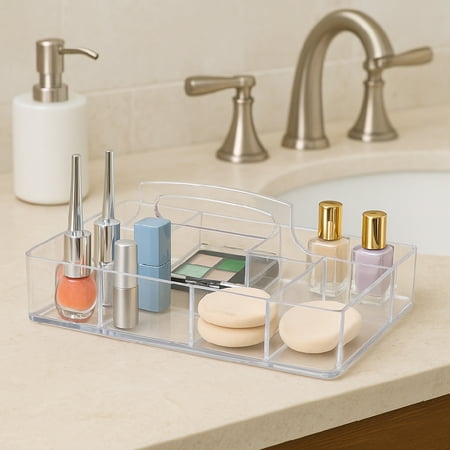 OnDisplay Deluxe Acrylic Rectangle Cosmetic/Jewelry Organization Tray
