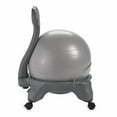 thumbnail image 2 of Gaiam Chaise de Bureau Classique pour Gym Yoga Exercice Fitness, Gris, 2 of 3