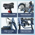 thumbnail image 4 of Viribus 24" Electric Tricycle for Adult 250W Electric Trike with 36V 13Ah Battery UL 2271 Blue, 4 of 10