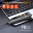 thumbnail image 5 of Ball Shaver for Men, 3-in-1 Multifunction Body Hair Trimmer & Pubic Shaver with Titanium Blades (No Nicks!), IPX7 Waterproof Electric Razor, LED, 5 of 5
