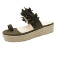 thumbnail image 2 of Moda mujer correa de tobillo verano sandalias planas chanclas Shose Wmkox8yii  hj789, 2 of 8