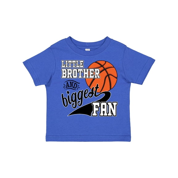 Inktastic Little Brother and Biggest Fan Basketball Player Boys Toddler T-Shirt