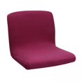 thumbnail image 1 of 2x 1pc Mostrador Pub Taburete Silla Funda Suave Lado Lavable Espalda Baja Hotel Comedor Silla Cubierta Asiento Yotijar funda de asiento de barra, 1 of 9