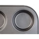 thumbnail image 5 of Molde para magdalenas de acero para 12 magdalenas grandes, antiadherente, 35 x 26,5 cm, molde para magdalenas, molde para brownies, molde para pasteles, molde para hornear, plateado Xemadio YQ-1133, 5 of 7