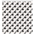 thumbnail image 3 of Ambesonne Ostrich Shower Curtain, Wild Animal, 69"Wx84"L, Pale Peach White Black, 3 of 3