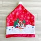 thumbnail image 3 of Funda para silla navideña, gorro de Papá Noel, muñeco de nieve, fundas rojas para sillas, decoración navideña para el hogar, decoración para la cena, 4 Uds., 3 of 4