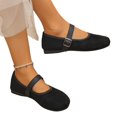 thumbnail image 5 of YOUYEDIAN Mary Jane Shoes Women Fall Versatile Round Toe Comfortable Slip On Flats Fashion Soft Casual Dress Shoes, 5 of 5