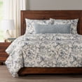 thumbnail image 5 of SIScovers  Lake Placid Abstract Floral Print Duvet Set King - 7 Piece, 5 of 5