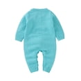 thumbnail image 4 of GYRATEDREAM 0-24M Baby Boy Girl Knitted Romper Outfits Infant Sweater Long Sleeve Jumpsuit Overalls One-piece Bodysuit Outerwear, 4 of 6