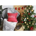 thumbnail image 5 of 18"x18" White Quote Printed Christmas Decorative Throw Pillow Cover, 5 of 5