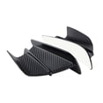 thumbnail image 2 of Sidaley 1 par de piezas de alerón de modificación Universal con estilo de ala lateral de motocicleta Accesorios para motos Matowe ziarno węgla Sidaley VI015236-02B, 2 of 6