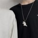 thumbnail image 3 of Moda dinosaurio colgante colres amantes de Hip Hop cadenas de pareja para hombres mujeres Sunnimix Collar colgante de dinosaurios, 3 of 7