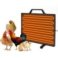 thumbnail image 2 of Adjustable Temperature Chicken Coop Heater - 160W Poultry Heating Panel - Winter Farm Radiant Heating Board - Stainless Steel Heating Plate for Chicks, Hens, and Poultry - Keep Your Pets Warm and Cozy, 2 of 7
