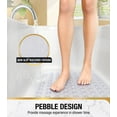 thumbnail image 6 of HITSLAM 40"x16" Extra Long Bathtub Mat-2 PACK Non Slip Shower Mat with Drain Holes and Suction Cups,Machine Washable Bath Mat,Clear, 6 of 7