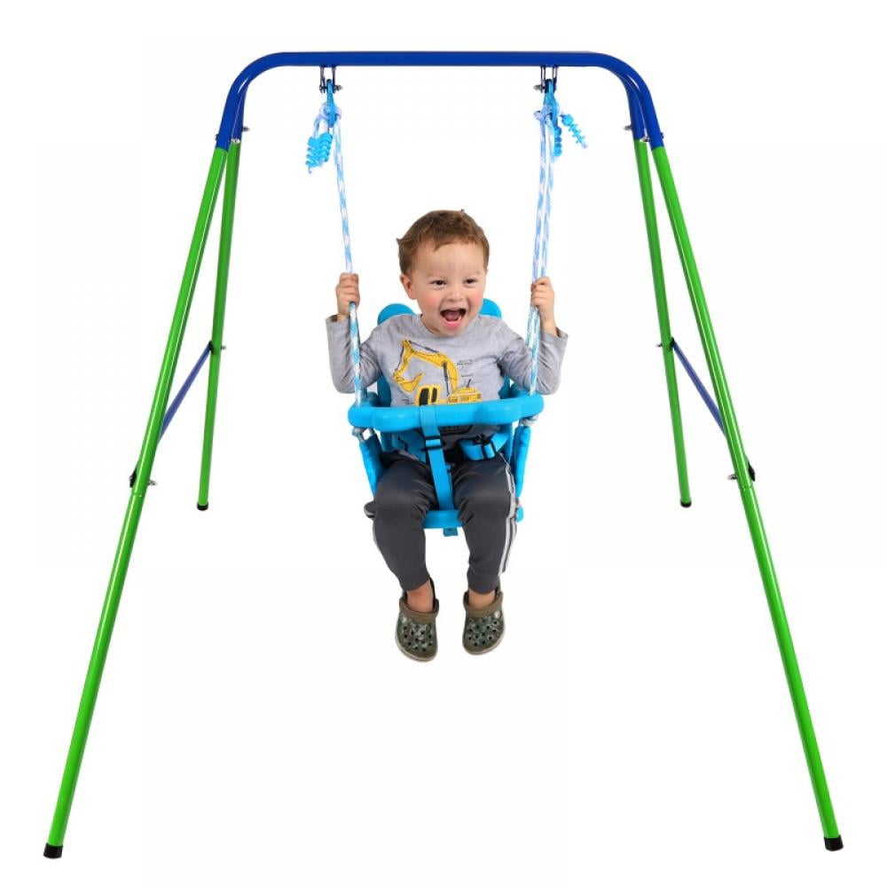 Toddler Swing Set Safety Harness Seat Belt Metal Frame Heavy Duty Baby