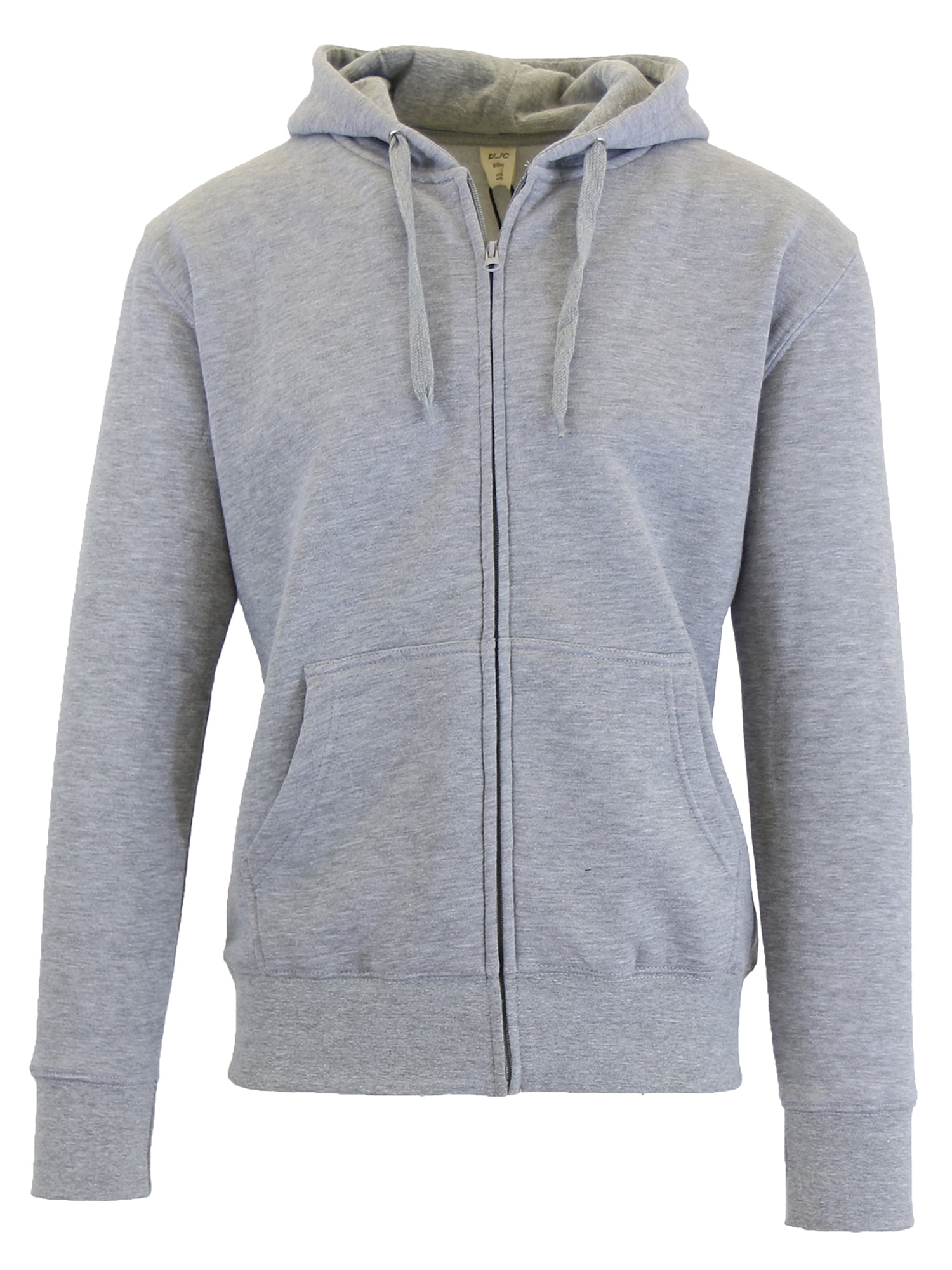 fleece lined zip hoodie men's