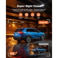 thumbnail image 4 of CocoBear 4K Dash Cam Front and Rear with WiFi 6, Dual 4K+1080P Recording, 2.99" IPS Display, APP Control, Night Vision WDR, G-Sensor, Loop Recording, 24H Parking Mode, Type-C, 4 of 10