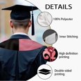 thumbnail image 4 of Elegant Wraps Shawls for Graduation Ceremonies Featuring Pointed Collar Design All Season Versatile Accessory for School Events, 4 of 8