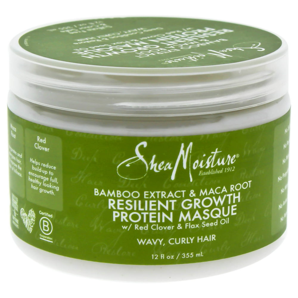 Shea Moisture Bamboo Extract & Maca Root Resilient Growth Protein