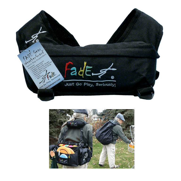 Fade Gear WeatherGuard Suspenders Disc Golf Bag Backpack Strap