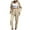 Beige womens 2 piece sets, variant on Usmixi Womens Lounge Set Womens Cardigan 2 Piece Outfits Casual Solid Fall Lightweight Coat and Elastic Waist Long Pant Lounge Sets Ladies Homewear Sets with Pocket
