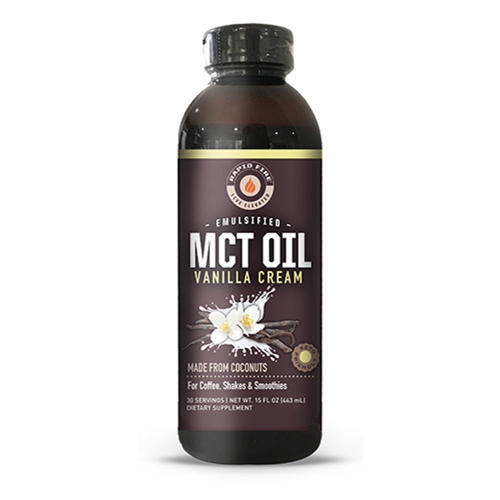 Rapid Fire French Vanilla Emulsified MCT Oil, 15 fl oz