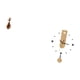 thumbnail image 5 of estatua,Estatuas,figuras de animales,manualidades,Reloj de pared,Reloj de pared decorativo para baño y dormitorio.,Reloj de pared redondo silencioso y sin tictac,regalo, 5 of 8