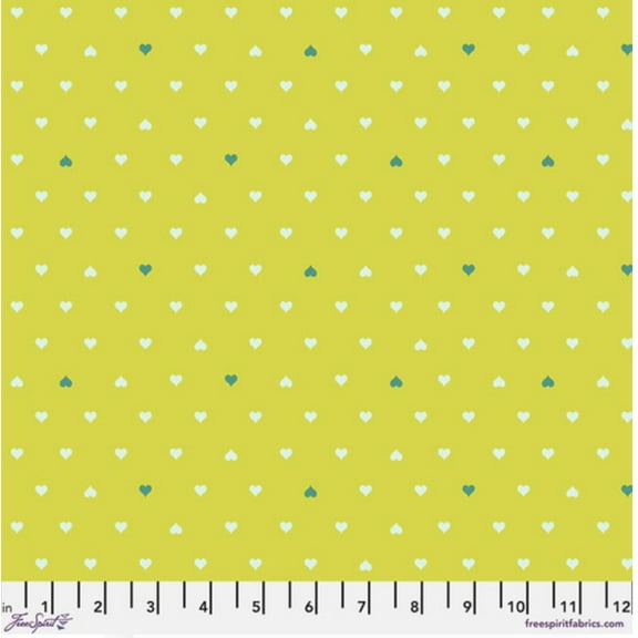 Free Spirit Tula Pink Besties Unconditional Love Clover Cotton Fabric By Yard