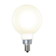 thumbnail image 2 of Bulbrite  Multi Pack Dimmable G16 Candelabra (E12) LED Bulb Milky Finish Pack of (3) 4 Watt, 2 of 5