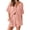 Pink, variant on Fantaslook 2 Piece Womens Outfit Sets Button Down Shirts and Shorts Casual Lounge Sets Short Sleeve Pajamas Sets Summer Loungewear