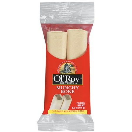 Ol' Roy Munchy Bone Dog Treats, 2ct