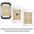 2 PACK Textured Pebble Sink Mat/protector, Adjustable Kitchen Home Sink