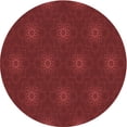 thumbnail image 1 of Ahgly Company Tapis Rond Lavable en Machine Intérieur Transitionnel Rouge Canneberge, 4 Pieds Rond, 1 of 7