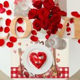 thumbnail image 2 of Ensemble de 4 Sets de table Réutilisables pour Décoration de table de Cuisine de la Saint-Valentin, 2 of 5
