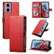 thumbnail image 2 of Funda para FOXDOCK Motorola Moto G24– Cuero Premium, 3 ranuras para tarjetas, Protección contra impactos, 2 of 5