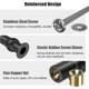 thumbnail image 2 of Quick Release Toilet Seat Fixings, Quick Release Toilet Seat Hinges Top Fittings Universal Toilet Seat Hinge Fittings For Wc Toilet Blind Holes 2 Pac, 2 of 5