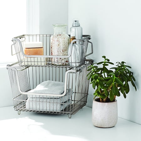 Mainstays Large Stackable Basket