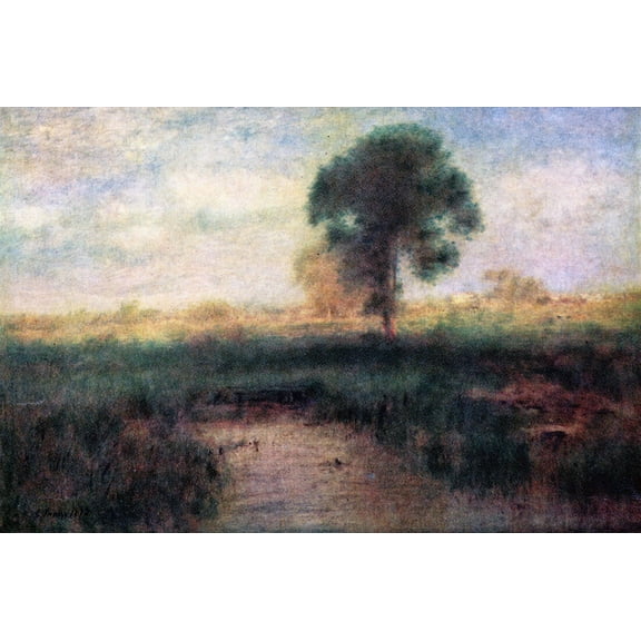 Spring Morning Near Montclair - George Inness - CANVAS WALL ART