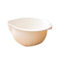 thumbnail image 2 of Colador de frutas, cuenco colador, cesta de lavado de verduras, colador de lavado de arroz, colador multifuncional para lavadora de granos para frijol beige, 2 of 9